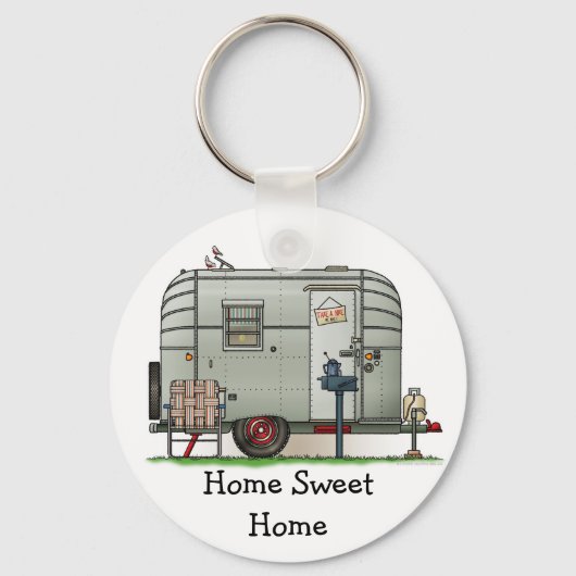 Avion Camper Trailer HSH Schlüsselanhänger (Vorderseite)