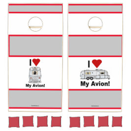 Avion Corn Hole Game Boards mit Beanbags