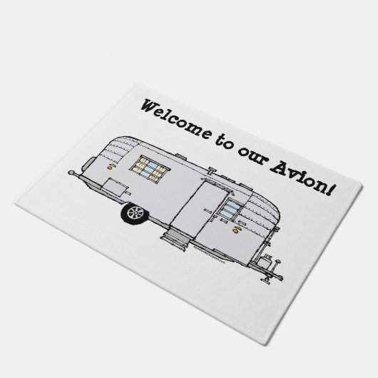 Avion Doormat - Bereit zu personalisieren! Fußmatte (Schrägansicht)