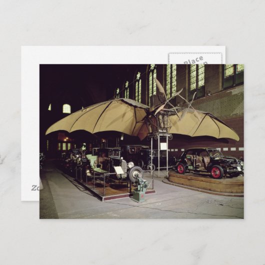 Avion III, The Bat, 1897 Postkarte (Vorne/Hinten)