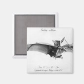 Avion III, "The Bat" Magnet (Vorderseite/Rückseite)