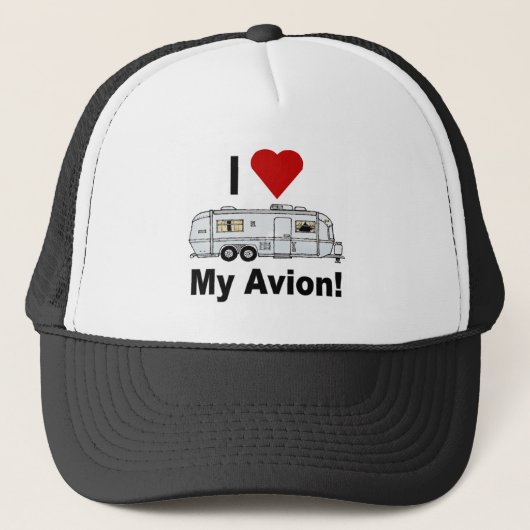 Avion Trailer Trucker Style Cap Truckerkappe (Vorderseite)