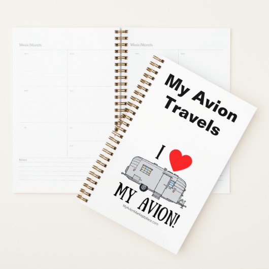 Avion Travel Log Notebook Planer (Anzeige)