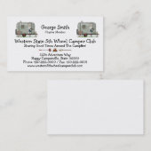 Avion Wohnwagenanhänger HSH Visitenkarte (Vorne/Hinten)