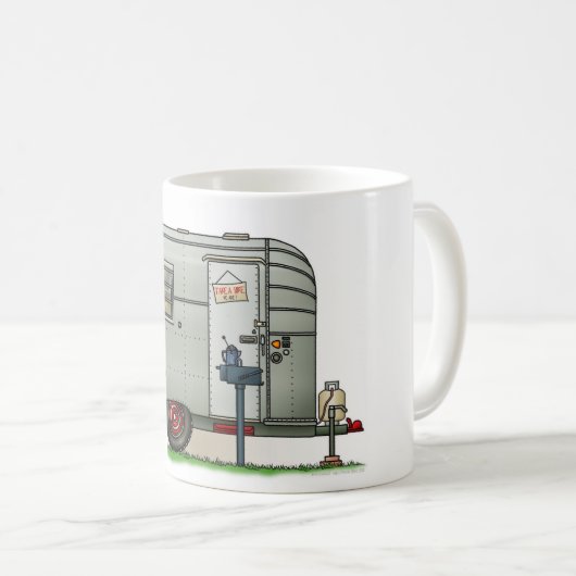 Avion Wohnwagenanhänger Kaffeetasse (VorderseiteRechts)
