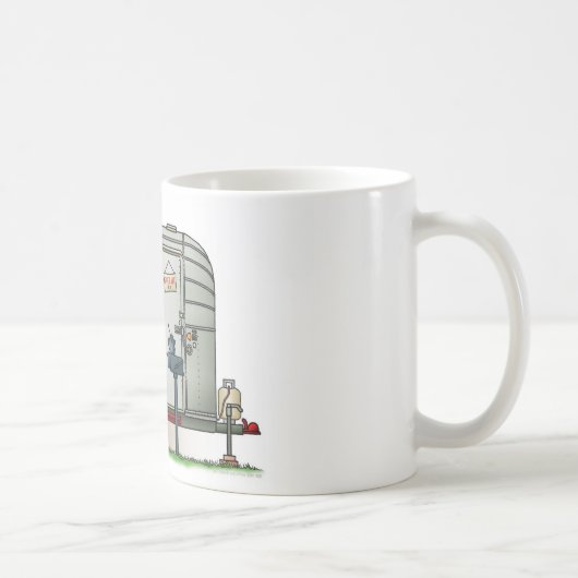 Avion Wohnwagenanhänger Kaffeetasse (Rechts)