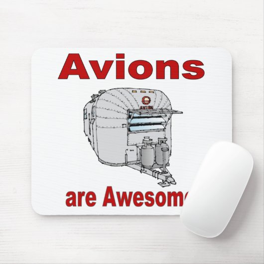Avionen sind Phantastisch60er-RED Mousepad (Mit Mouse)