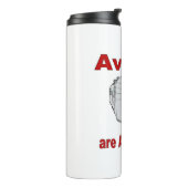 Avionen sind Phantastisch60er-RED Thermosbecher (Nach links gedreht)