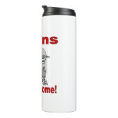 Avionen sind Phantastisch60er-RED Thermosbecher (Nach rechts gedreht)