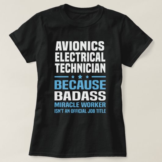 Avioniktechniker T-Shirt (Design vorne)