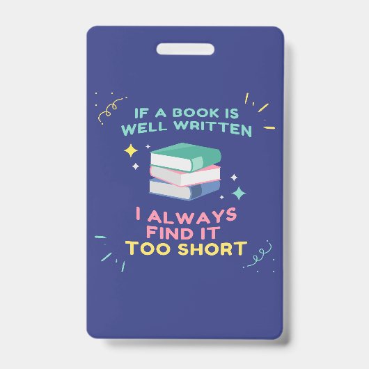 Avior Reader I - Jane Austen Zitat Ausweis (Vorderseite)