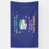 Avior Reader I - Jane Austen Zitat Banner (Vertikal)