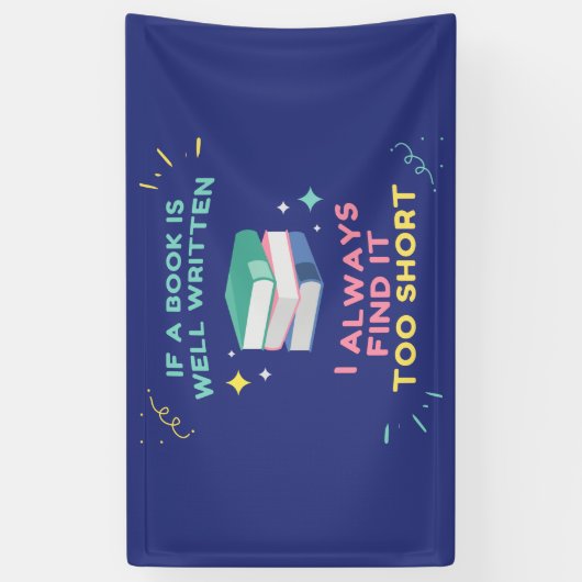 Avior Reader I - Jane Austen Zitat Banner (Vertikal)