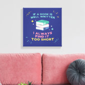 Avior Reader I - Jane Austen Zitat Leinwanddruck (Insitu (Wohnzimmer))