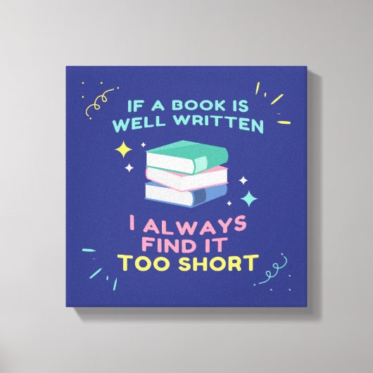 Avior Reader I - Jane Austen Zitat Leinwanddruck (Vorderseite)