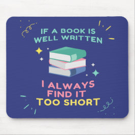 Avior Reader I - Jane Austen Zitat Mousepad