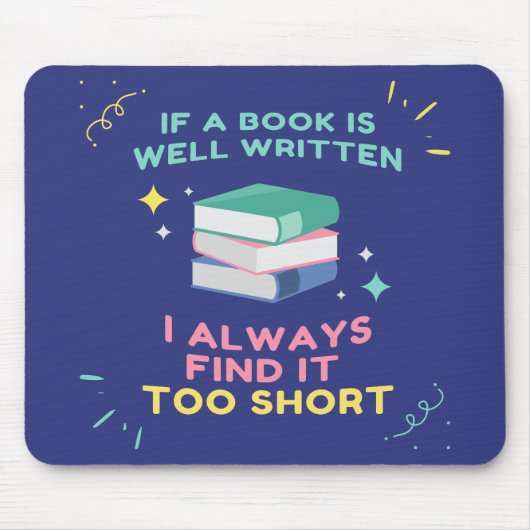 Avior Reader I - Jane Austen Zitat Mousepad (Vorne)