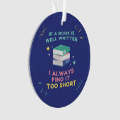 Avior Reader I - Jane Austen Zitat Ornament (Vorderseite)