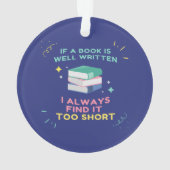 Avior Reader I - Jane Austen Zitat Ornament (Rückseite)