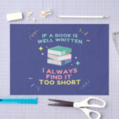 Avior Reader I - Jane Austen Zitat Seidenpapier (Handwerk)