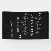 Avior Reader II - Jane Austen Zitat Banner (Horizontal)