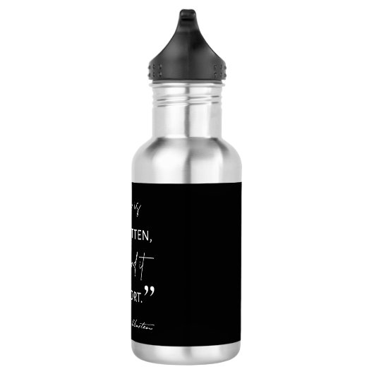 Avior Reader II - Jane Austen Zitat Edelstahlflasche (Rechts)