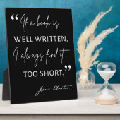 Avior Reader II - Jane Austen Zitat Fotoplatte (Seite)