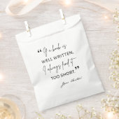 Avior Reader II - Jane Austen Zitat Geschenktütchen (Ausgeschnitten)