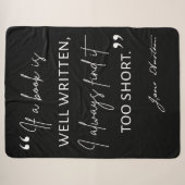 Avior Reader II - Jane Austen Zitat Sherpadecke (Vorderseite (Horizontal))