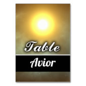 Avior Tischnummer (Vorderseite)