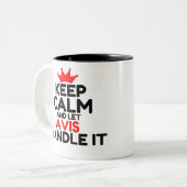 AVIS ZWEIFARBIGE TASSE (Vorderseite Links)