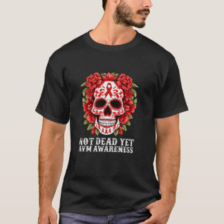 AVM Awareness Graphic Blume Skull Aware Geschenke T-Shirt