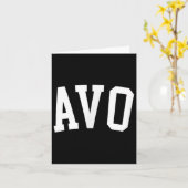 Avo _2 karte (Gelbe Blume)