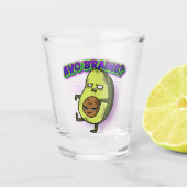 Avo Brains Zombie Avocado Schnapsglas (Vorderseite)