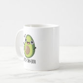 Avo-can-do Funny Avocado Pun Kaffeetasse (Vorderseite Links)