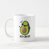 Avo-can-do Funny Avocado Pun Kaffeetasse (Links)