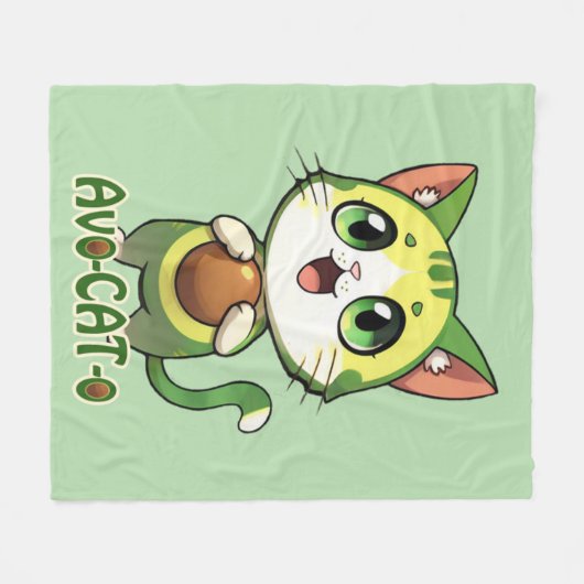 Avo-CAT-o Fleecedecke (Vorderseite (Horizontal))