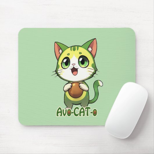 Avo-CAT-o-Maus-Pad Mousepad (Mit Mouse)