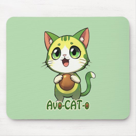 Avo-CAT-o-Maus-Pad Mousepad (Vorne)