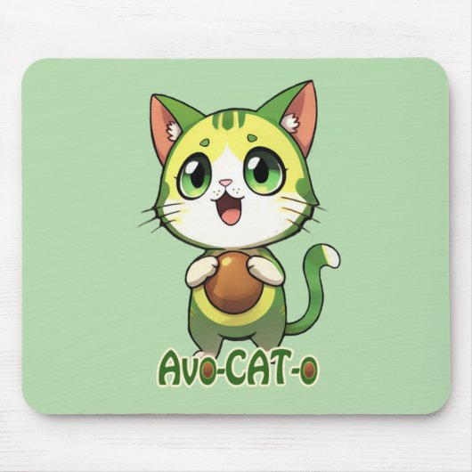 Avo-CAT-o-Maus-Pad Mousepad (Vorne)