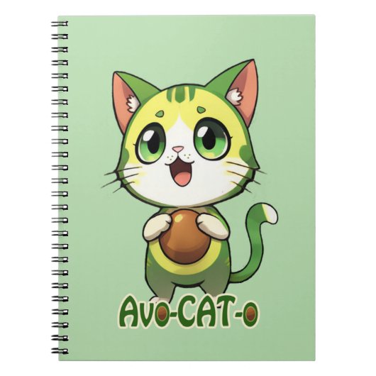Avo-CAT-o-Notebook Notizblock (Vorderseite)