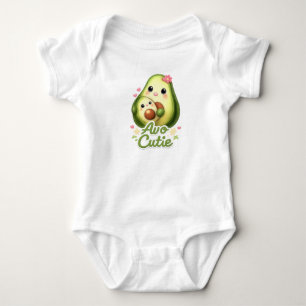 Avo Cutie Avocado Baby Bodysuit Strampler