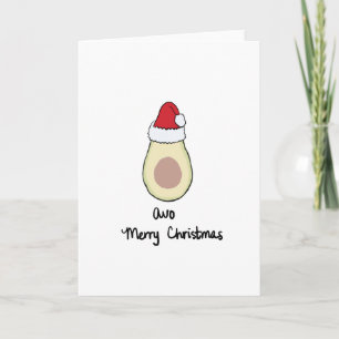 Avo frohe Weihnachten! Feiertagskarte