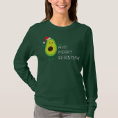 Avo frohe Weihnachten T-Shirt (Vorderseite)