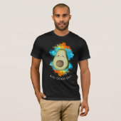 Avo Good Day - Funny Happy Avocado T - Shirt (Vorne ganz)