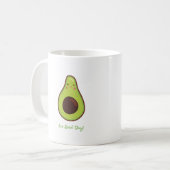 Avo Good Day Happy Avocado Kaffeetasse (Vorderseite Links)