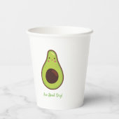 Avo Good Day Happy Avocado Pappbecher (Rückseite)