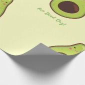 Avo Good Day Punny Avocado Geschenkpapier (Ecke)