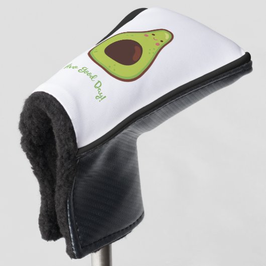 Avo Good Day Punny Avocado Golf Headcover (3/4 Vorderseite)