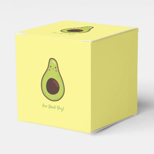 Avo Good Day Punny Avocado Party Geschenkschachtel (Vorderseite)